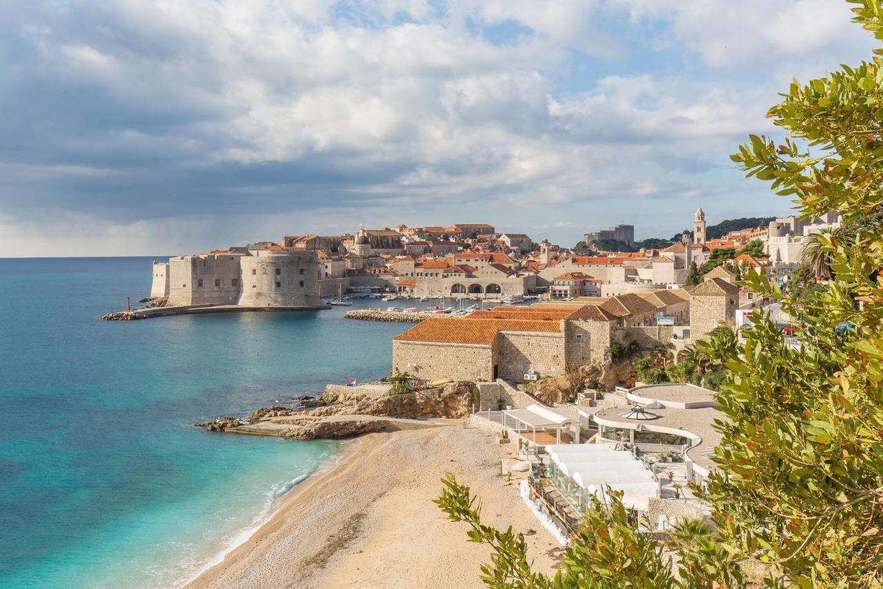 Luxury Beachfront Apartment Banje Dubrovnik Kültér fotó